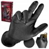 Grippaz 246A Protišmykové nitrilové rukavice čierne veľkosť XL/10 - 50ks - Image 3