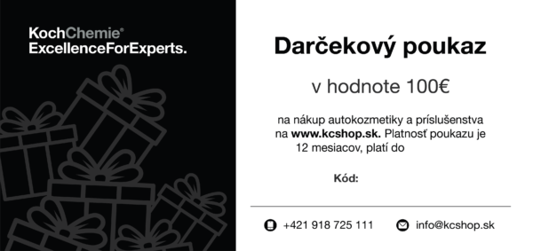 Darčekový poukaz 100€