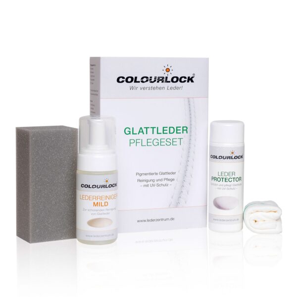 Colourlock Smooth Leather Care Kit Mild Cleaner and Protector -Sada na údržbu kože do 3 rokov