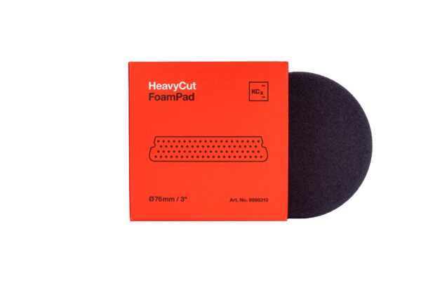 Koch Chemie Heavy Cut Foam Pad 76 x 25 mm - Leštiací kotúč červený