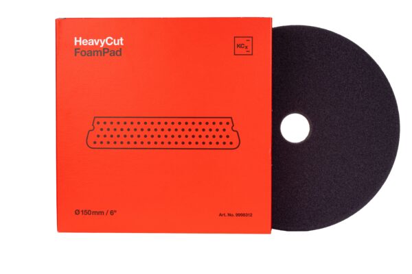 Koch Chemie Heavy Cut Foam Pad 150 x 25 mm - Leštiaci kotúč červený