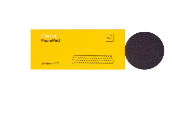 Koch Chemie Fine Cut Foam Pad 45 x 25 mm - Leštiaci kotúč žltý