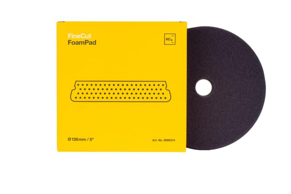 Koch Chemie Fine Cut Foam Pad 126 x 25 mm - Leštiaci kotúč žltý