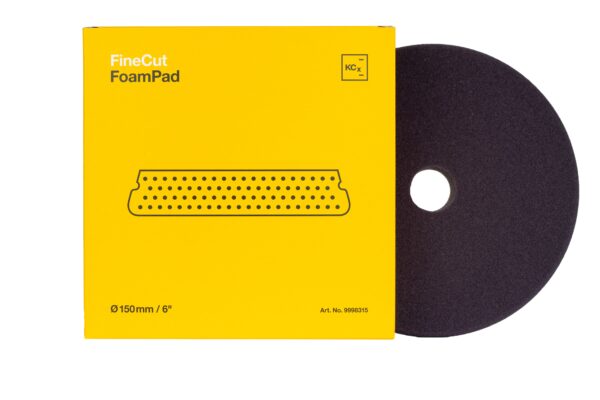Koch Chemie Fine Cut Foam Pad 150 x 25 mm - Leštiaci kotúč žltý