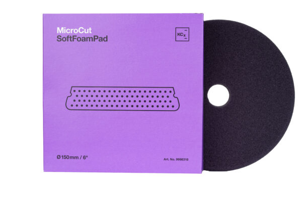 Koch Chemie Micro Cut Soft Foam Pad 150 x 25mm - Leštiaci kotúč fialový mäkký