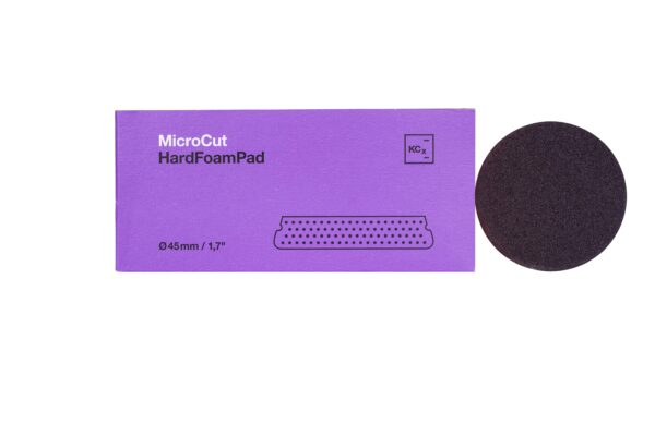 Koch Chemie Micro Cut Hard Foam Pad 45 x 25mm - Leštiaci kotúč  fialový tvrdý