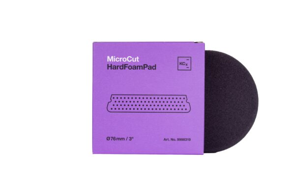 Koch Chemie Micro Cut Hard Foam Pad 76 x 25mm - Leštiaci kotúč fialový tvrdý
