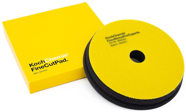 Koch Chemie Fine Cut Pad  Ø 150 x 23 mm - Leštiaci kotúč žltý - Image 2
